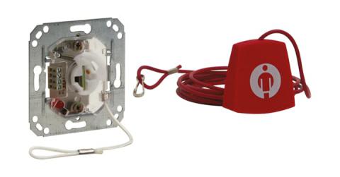 Immagine per EI 713 8 Call switch with pull cord and knob da Sacchi elettroforniture